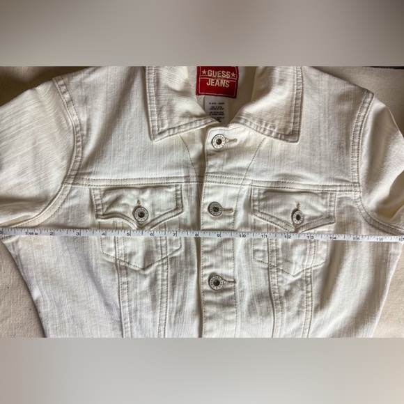 GUESS off-white denim jacket - Picture 5 of 6
